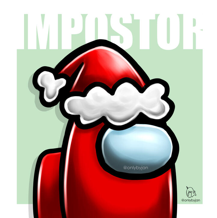 Among US - Santa Hat