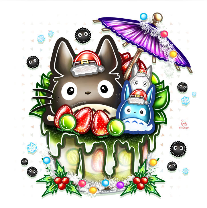 Totoro Parfait Totoro Parfait