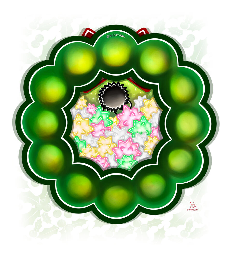 Ghibli Wreath 2 (Back)