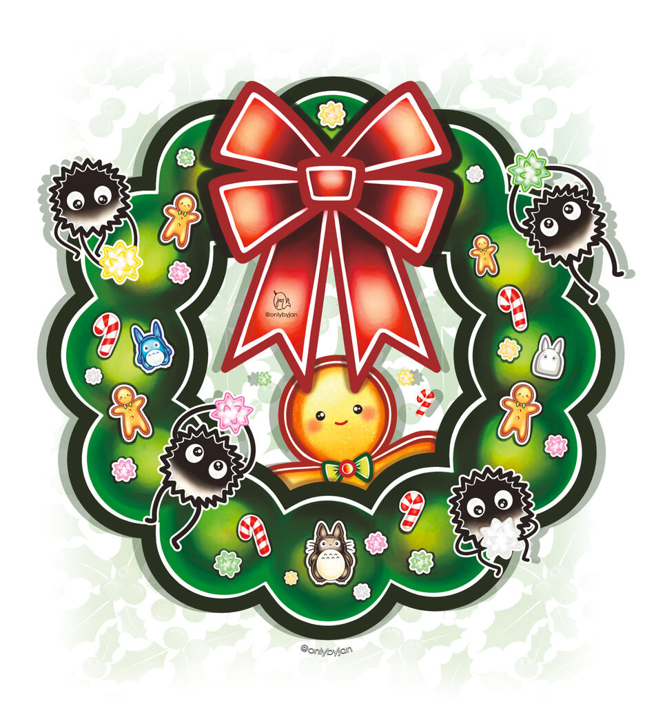 Ghibli Wreath 1