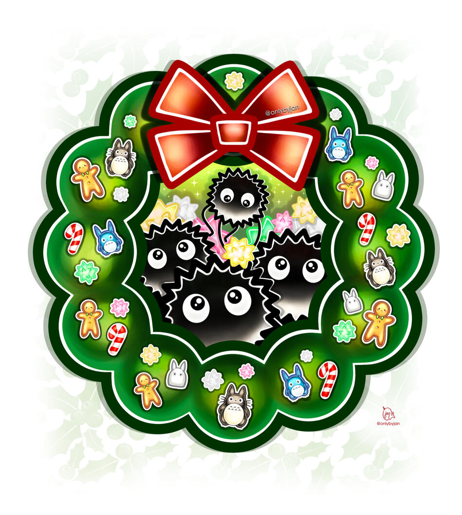Ghibli Wreath 2 Ghibli Wreath 2
